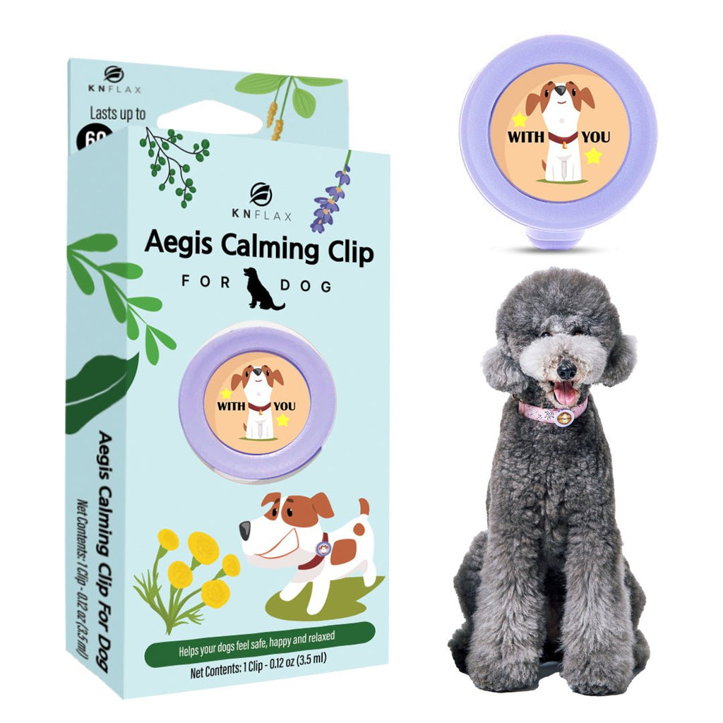 Aegis Calming Clip for Dog | 100% Natural Oil Helps your Dogs feel Safe and Happy - KN FLAX