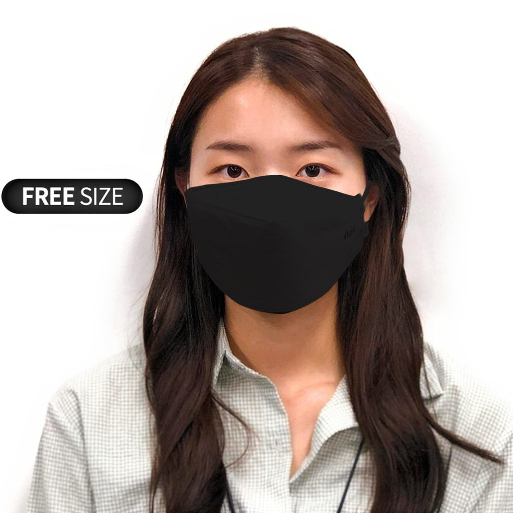[10PCS] KN Flax KF94 BLK Mask | Made in Korea | FDA Registered - KN FLAX