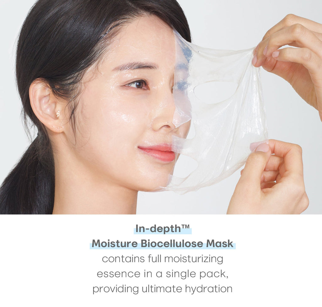 [4PKS] In-depth Moisture Biocell Facial Mask | Made in Korea - KN FLAX