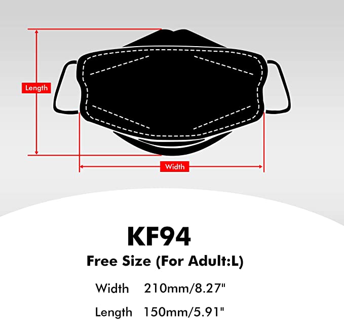 [50PCS] Cleantop KF94 BLK Premium Mask | Made in Korea - KN FLAX