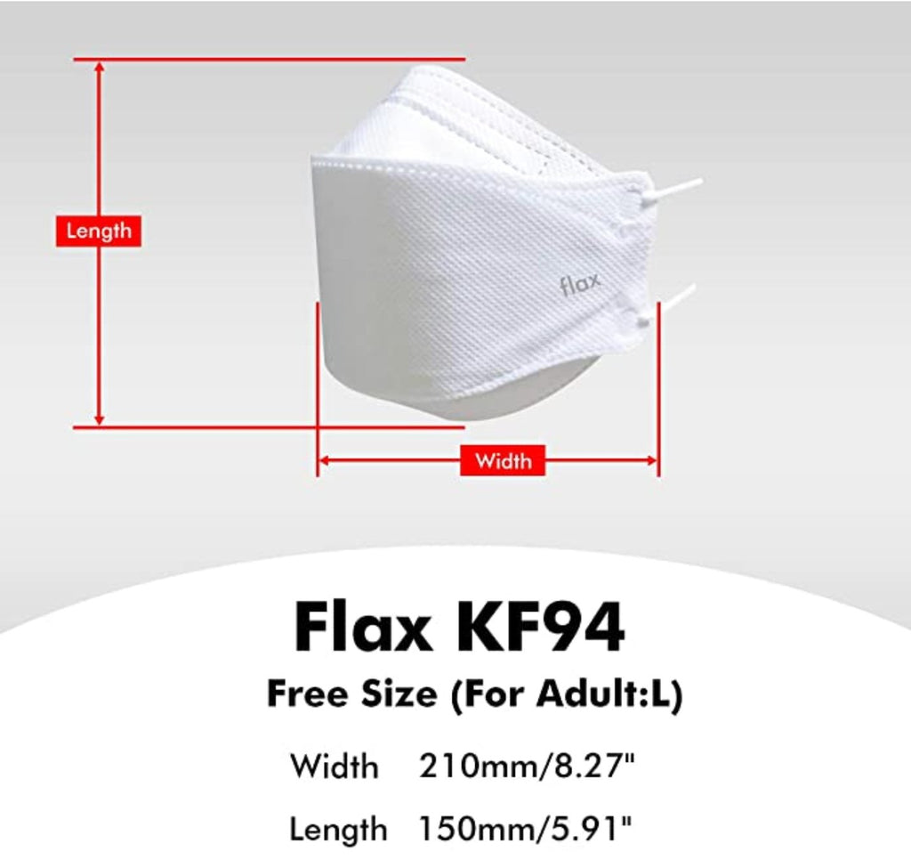 [50PCS] KN Flax KF94 Mask Made in Korea | FDA Registered - KN FLAX