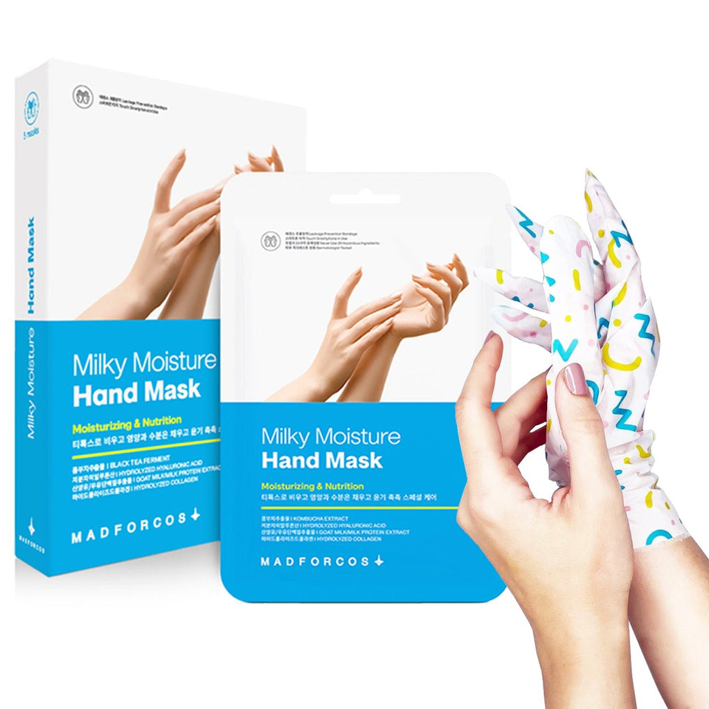 [5PKS] Milky Moisture Hand Mask | Made in Korea - KN FLAX