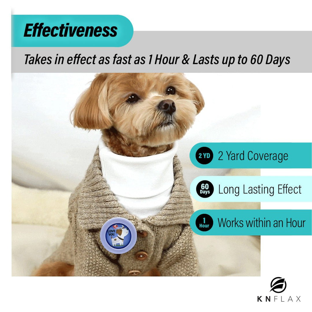 Kn Dog Aegis Calming Clip for Dog | 100% Natural Oil Helps your Dogs feel Safe ...