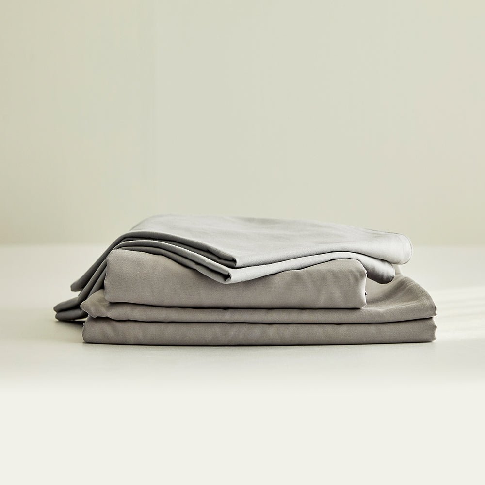 [Made in Korea] Modal & Egypt Cotton Duvet Cover Set in Grey - KN FLAX