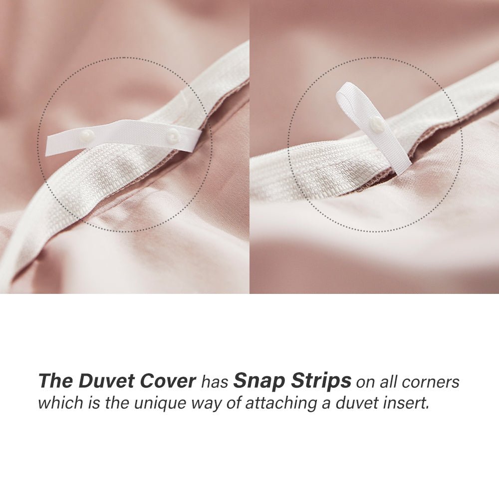 [Made in Korea] Modal & Egypt Cotton Duvet Cover Set in Light Pink - KN FLAX